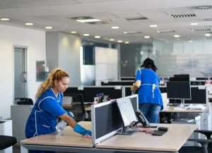 Ellis Janitorial Services - professionals cleaning office space - Metro East MO