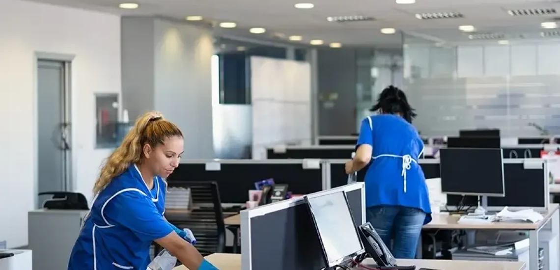 Ellis Janitorial Services - professionals cleaning office space - Metro East MO